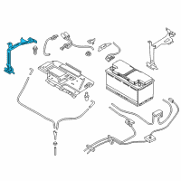 OEM 2018 BMW X6 Safety Bar, Battery Diagram - 61-21-7-629-620