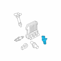 OEM 2009 Chevrolet Malibu Camshaft Sensor Diagram - 12608424