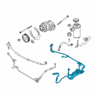 OEM 2012 BMW X5 Return Pipe Diagram - 32-41-6-790-809