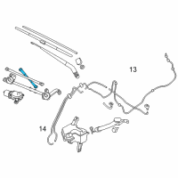 OEM 2011 Nissan Leaf Link Assembly-Connecting No 1 Diagram - 28841-3NA0A