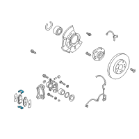 OEM 2012 Kia Forte Koup Spring-Pad Diagram - 581441D000