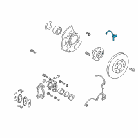 OEM 2011 Hyundai Elantra Hose-Brake Front, RH Diagram - 58732-3X000