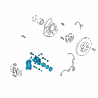 OEM 2015 Kia Forte5 CALIPER Kit-Brake, LH Diagram - 581802VA10