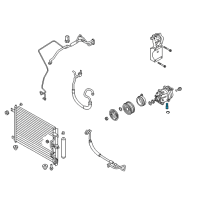 OEM Chevrolet Aveo Valve Kit, A/C Compressor Pressure Relief Diagram - 96408448