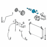 OEM 2018 Honda Ridgeline Coil Set Diagram - 38924-5J6-A03