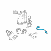 OEM 2020 Chevrolet Silverado 3500 HD Upper Oxygen Sensor Diagram - 12679885