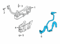OEM 2021 Ford F-350 Super Duty Cooler Pipe Diagram - LC3Z-7H255-A