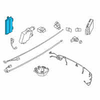 OEM BMW M760i xDrive Surround View Camera Control Module Diagram - 66-51-9-459-780