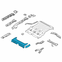 OEM 2012 Ford Transit Connect Center Floor Pan Diagram - BT1Z-61115A42-B