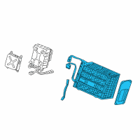 OEM Honda Civic Box Sub-Assy., Battery Diagram - 1D010-PZA-003