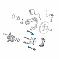 OEM 2012 Chevrolet Sonic Guide Pin Diagram - 13504035