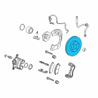 OEM 2014 Chevrolet Cruze Rotor Diagram - 23118274