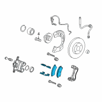 OEM Chevrolet Sonic Front Pads Diagram - 42673335