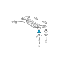 OEM Toyota Highlander Front Insulator Diagram - 52271-0E021