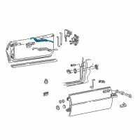 OEM 2002 Pontiac Firebird Rod Asm-Front Side Door Inside Handle Diagram - 16625881