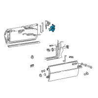 OEM 1997 Chevrolet Camaro Lock Diagram - 16629727