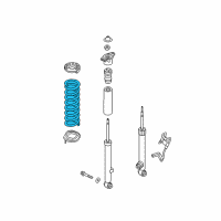 OEM 2016 Hyundai Genesis Spring-Rear Diagram - 55350-B1610