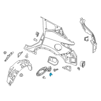 OEM 1996 Infiniti Q45 Spring-Gas Filler Lid Diagram - 78836-60U10