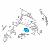 OEM 2017 Nissan Murano Base Assy-Fuel Filler Diagram - G8120-5AAMA