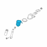 OEM 2008 Ford Taurus Coil Spring Diagram - 8G1Z-5560-C