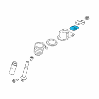 OEM 2009 Mercury Sable Upper Bracket Diagram - 5F9Z-18A161-BA