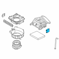 OEM 2019 Infiniti QX50 Air Intake Box Actuator Diagram - 27730-5NA0A