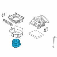 OEM Infiniti QX50 Blower Assy-Front Diagram - 27220-5NA0A