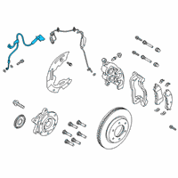 OEM 2020 Ford Ranger Brake Hose Diagram - KB3Z-2078-C