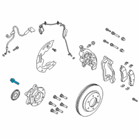 OEM 2019 Ford Ranger Hub Assembly Mount Bolt Diagram - -W719491-S439