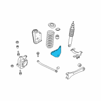 OEM 2005 Ford F-250 Super Duty Radius Arm Mount Bracket Diagram - 7C3Z-3B095-AR