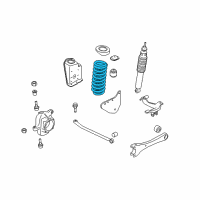 OEM 2016 Ford F-350 Super Duty Coil Spring Diagram - 5C3Z-5310-FA