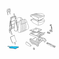 OEM 2001 Pontiac Montana Seat Heater Diagram - 89042101