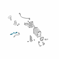 OEM 2014 Lincoln Navigator Upper Oxygen Sensor Diagram - 8F9Z-9F472-C