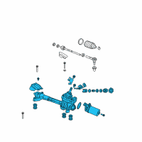 OEM Honda Box, Steering Gear Diagram - 53601-TK6-A03