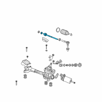 OEM 2012 Honda Fit End, Rack Diagram - 53010-TK6-A02