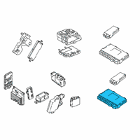 OEM 2020 BMW 840i Gran Coupe SEAT MODULE Diagram - 61-35-5-A36-981