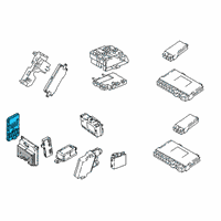 OEM 2020 BMW M8 BODY DOMAIN CONTROLLER BDC Diagram - 61-35-7-927-677