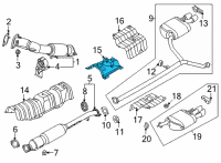 OEM 2022 Hyundai Sonata Protector-Heat Center Diagram - 28793-L1000