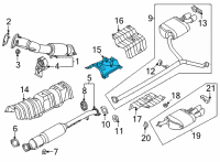 OEM Kia K5 Protector-Heat CENTE Diagram - 28793L1000