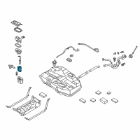 OEM 2018 Hyundai Sonata Fuel Pump Filter Diagram - 31112-C1101