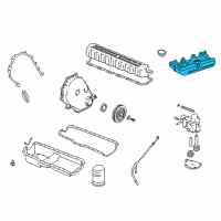 OEM 2003 Jeep Grand Cherokee Engine Intake Manifold Diagram - 4854197AB