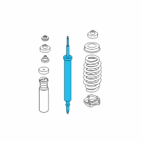 OEM 2012 BMW M3 Rear Shock Absorber Diagram - 33-52-2-284-310