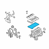 OEM 2010 Hyundai Genesis Coupe Gasket-Rocker Cover Diagram - 22441-2G000