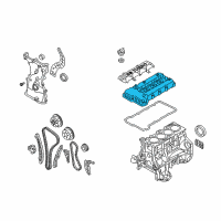 OEM Hyundai Genesis Coupe Cover Assembly-Rocker Diagram - 22410-2C410