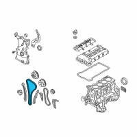 OEM 2011 Kia Forte Koup Chain-Timing Diagram - 2432125000