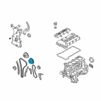 OEM Kia Rondo CVVT Assembly Diagram - 2435025000