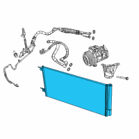 OEM 2019 Jeep Compass CONDENSER-Air Conditioning Diagram - 68273402AB