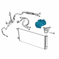 OEM 2022 Jeep Compass COMPRESSO-Air Conditioning Diagram - 68284438AA