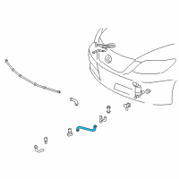 OEM 2008 Lexus LS460 Hose, Headlamp Cleaner, No.2 Diagram - 85275-50040