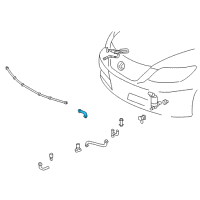 OEM 2010 Lexus GS460 Hose,Head Lamp Cleaner Diagram - 85375-20171